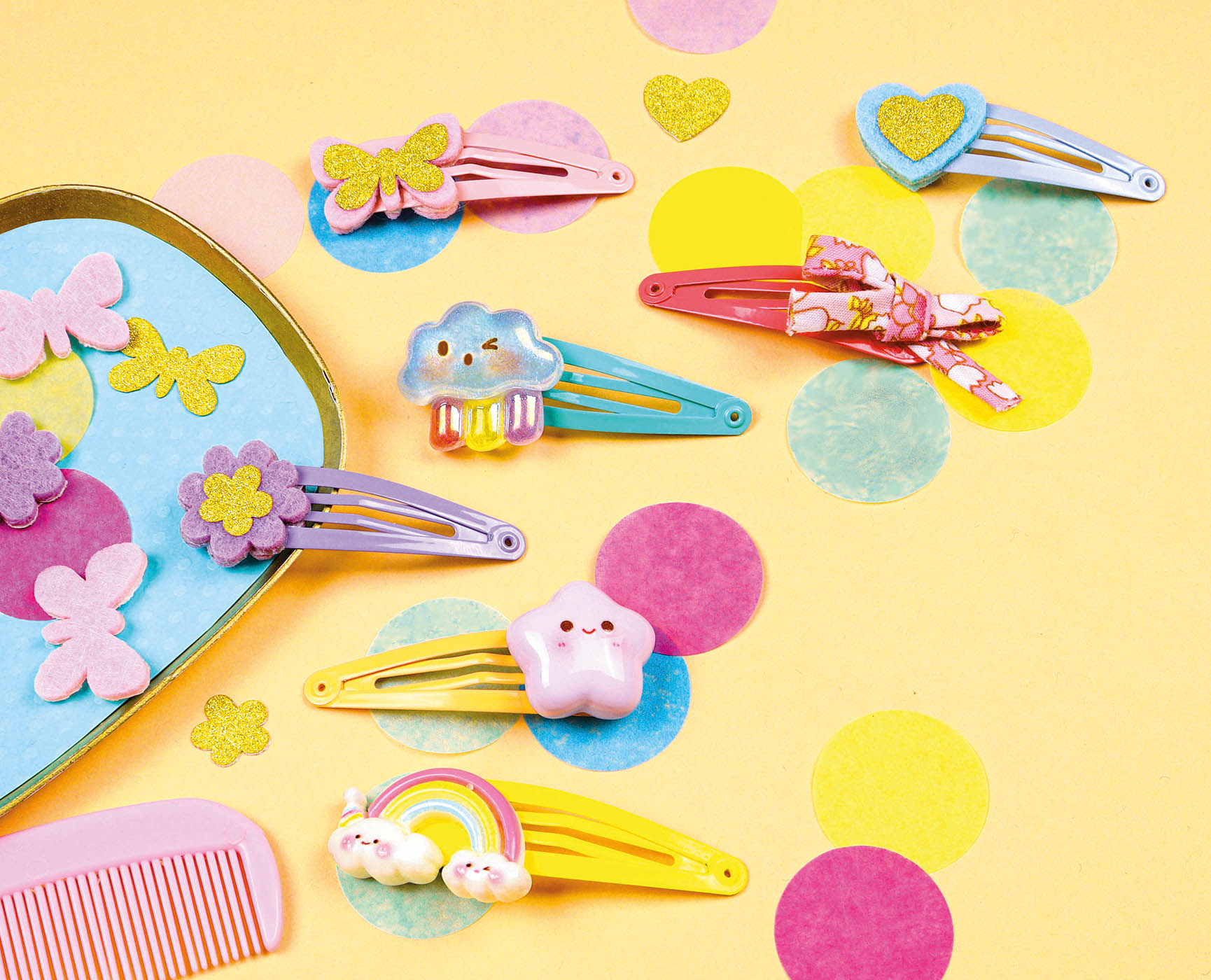 Mon Coffret D'artiste - Mon Semainier De Barrettes Arc-En-Ciel Mon Coffret D'artiste - Mon Semainier De Barrettes Arc-En-Ciel