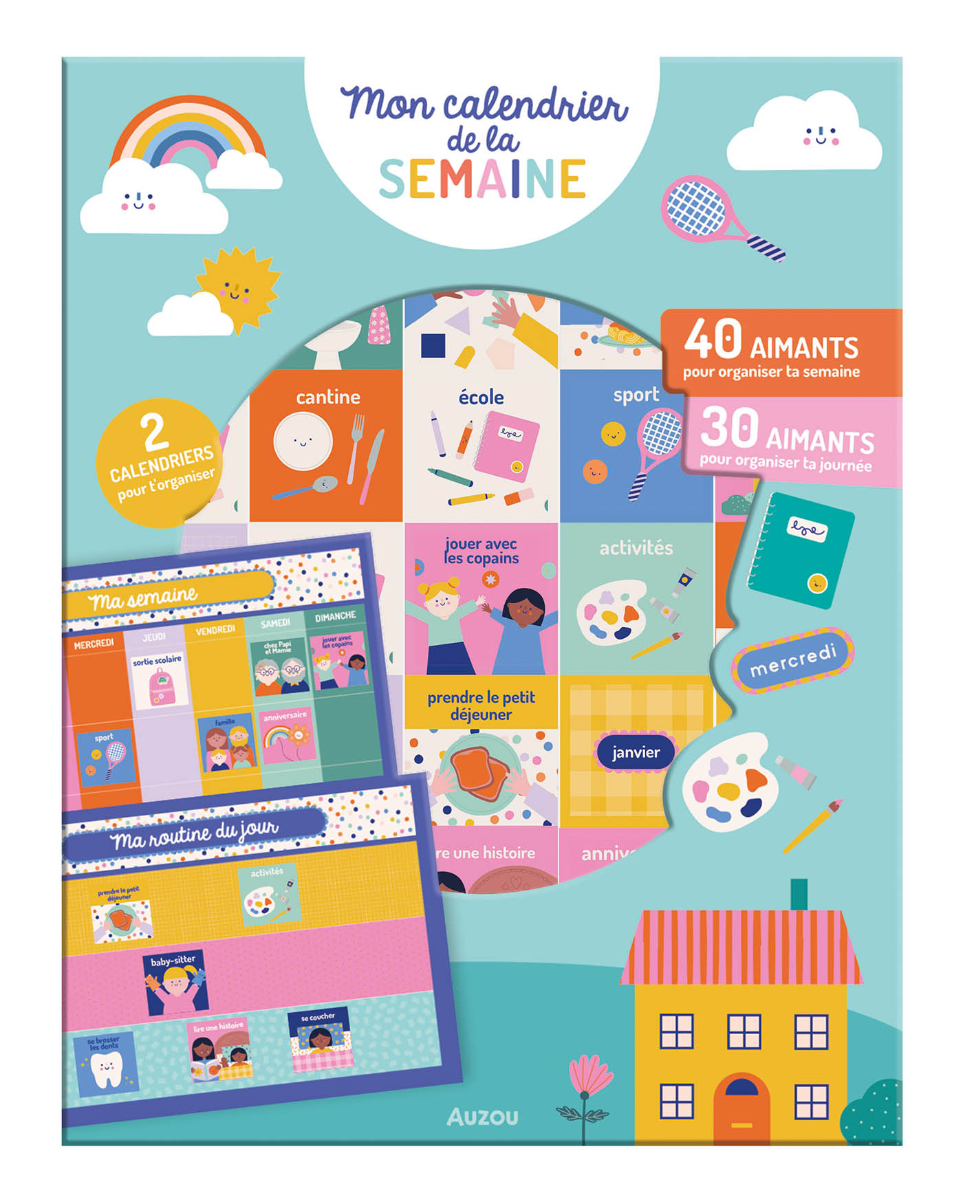 Mon Aventure Aimantée - Mon Calendrier De La Semaine