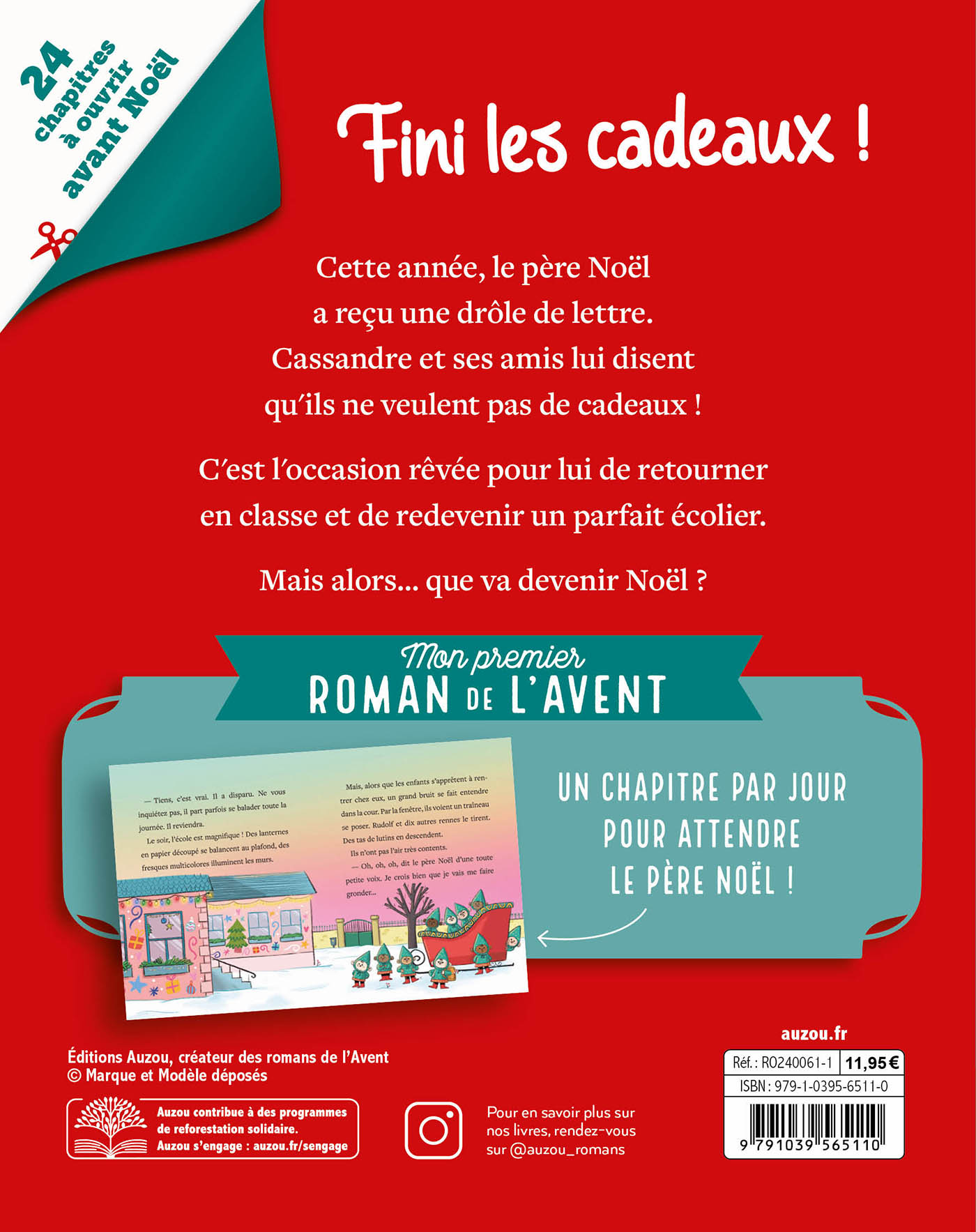 Romans De L’avent - Mon Premier Roman De L'avent - Le Père Noël À L'école