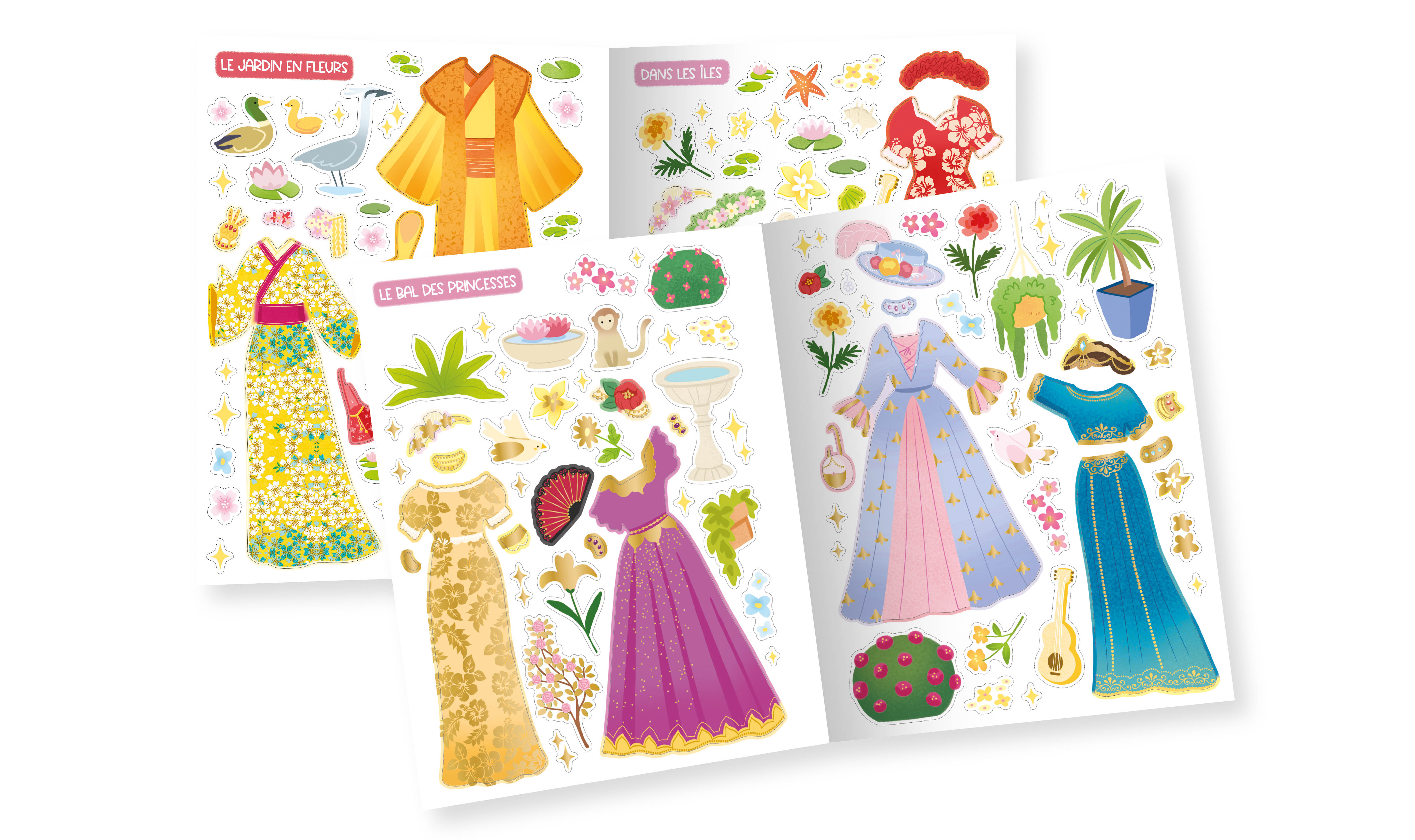 Mes 500 Autocollants Créatifs - Merveilleuses Princesses Mes 500 Autocollants Créatifs - Merveilleuses Princesses