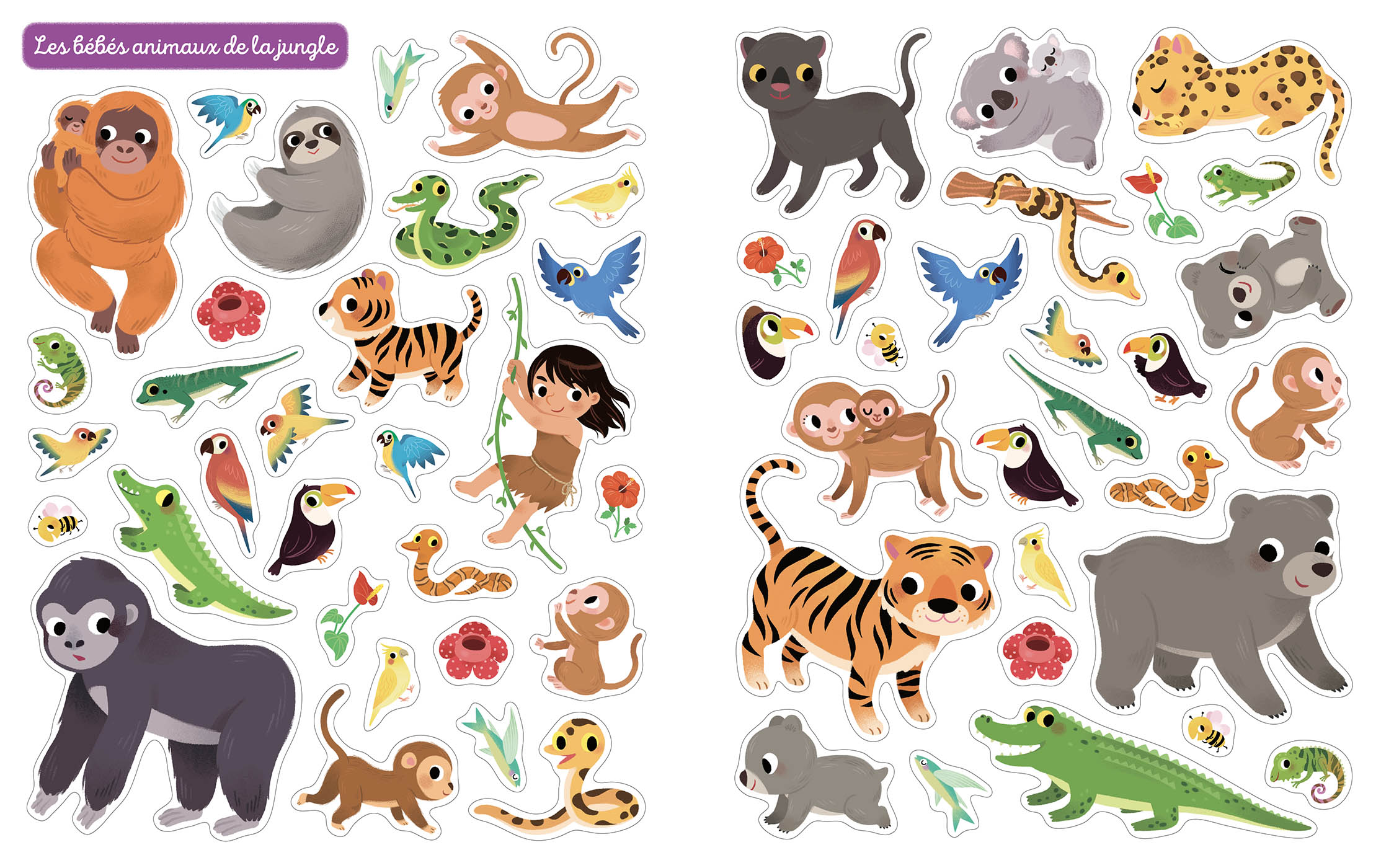 Mes Tout Premiers Autocollants - Mes 500 Autocollants Bébés Animaux Mes Tout Premiers Autocollants - Mes 500 Autocollants Bébés Animaux