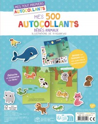 Mes Tout Premiers Autocollants - Mes 500 Autocollants Bébés Animaux