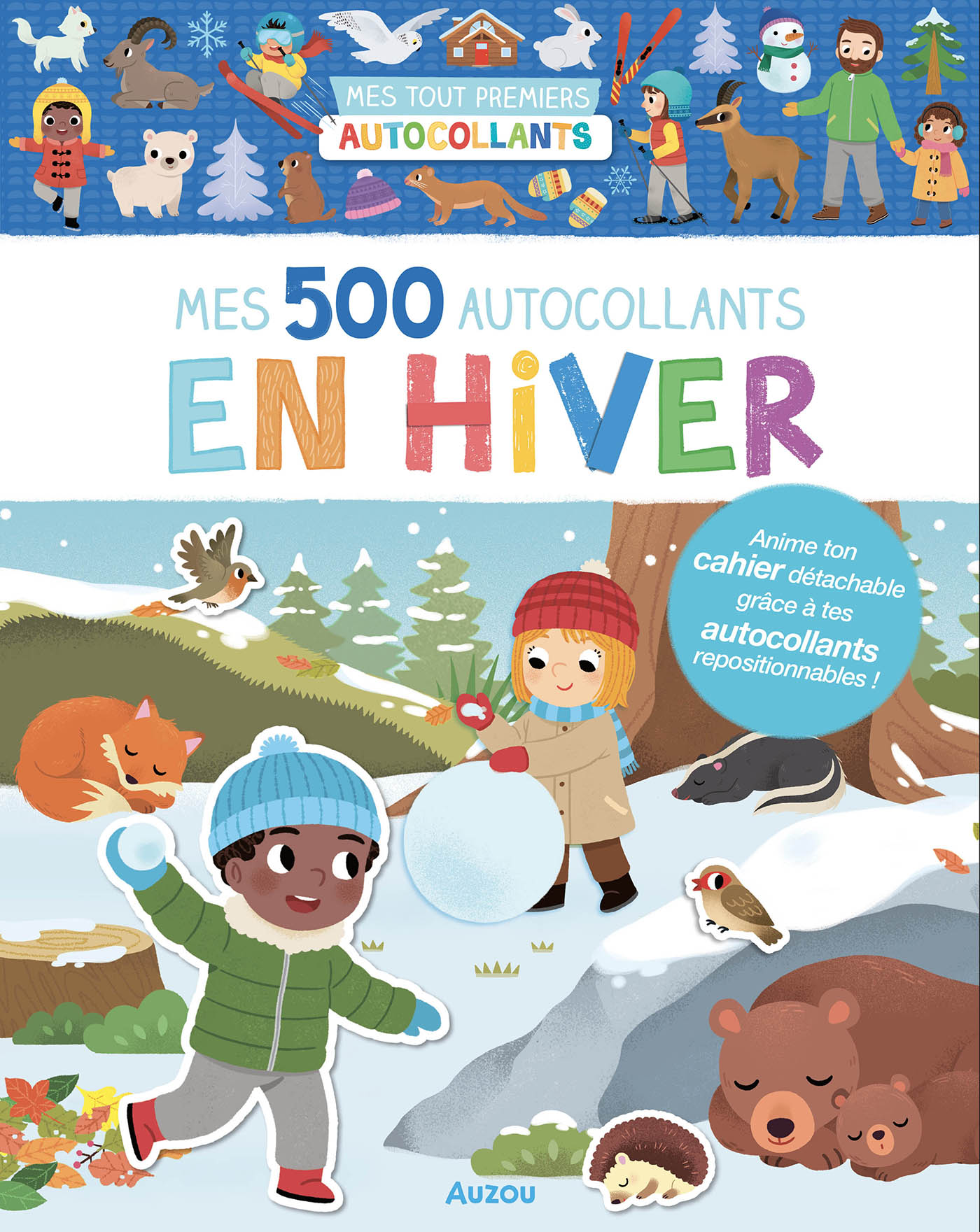 Mes Tout Premiers Autocollants - 500 Autocollants En Hiver