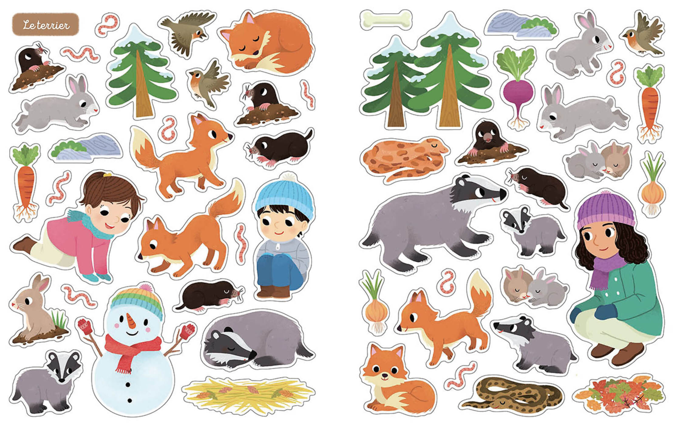 Mes Tout Premiers Autocollants - 500 Autocollants En Hiver Mes Tout Premiers Autocollants - 500 Autocollants En Hiver