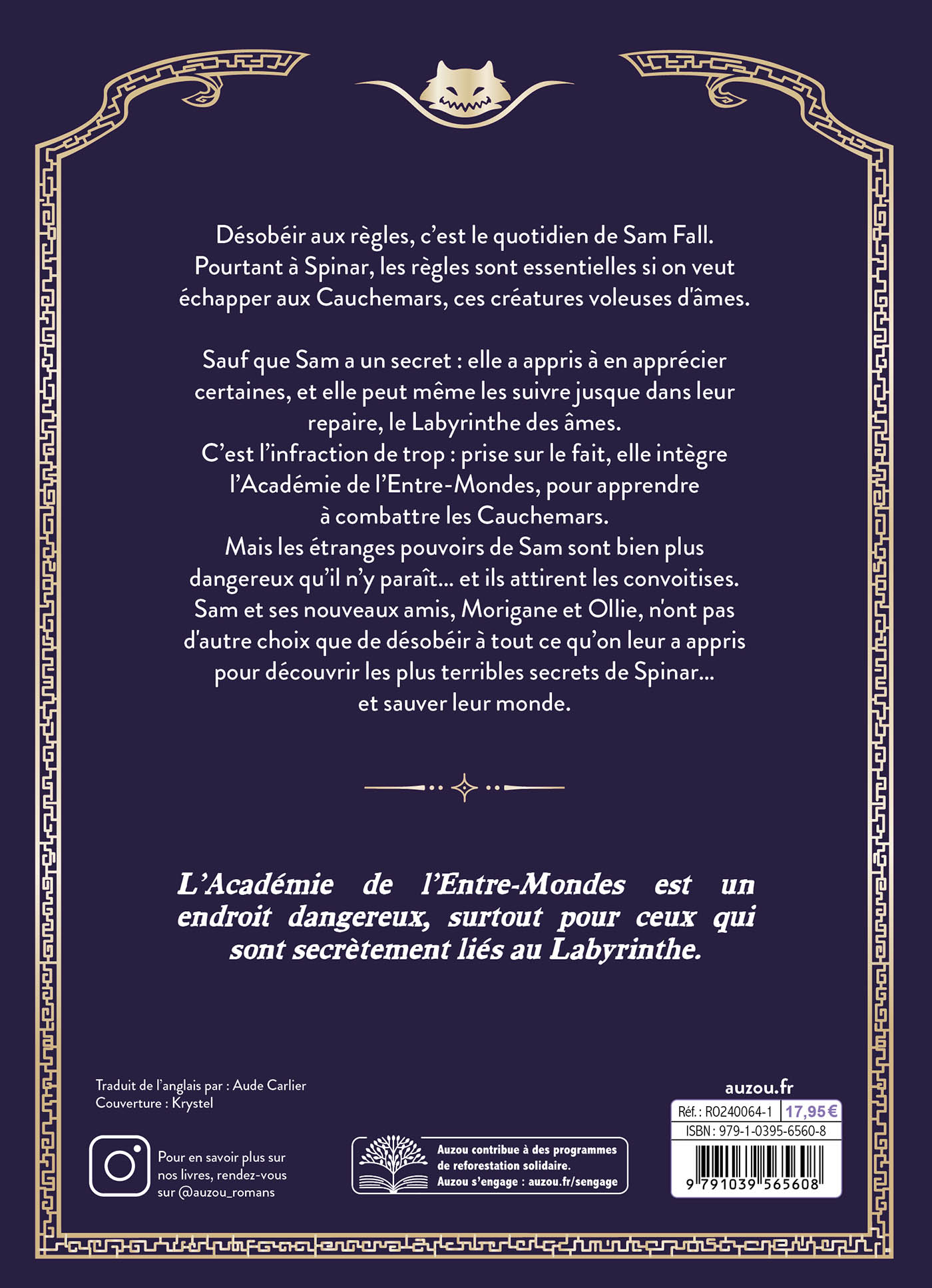 Sam Fall - Tome 1 - L'académie De L'entre-Mondes