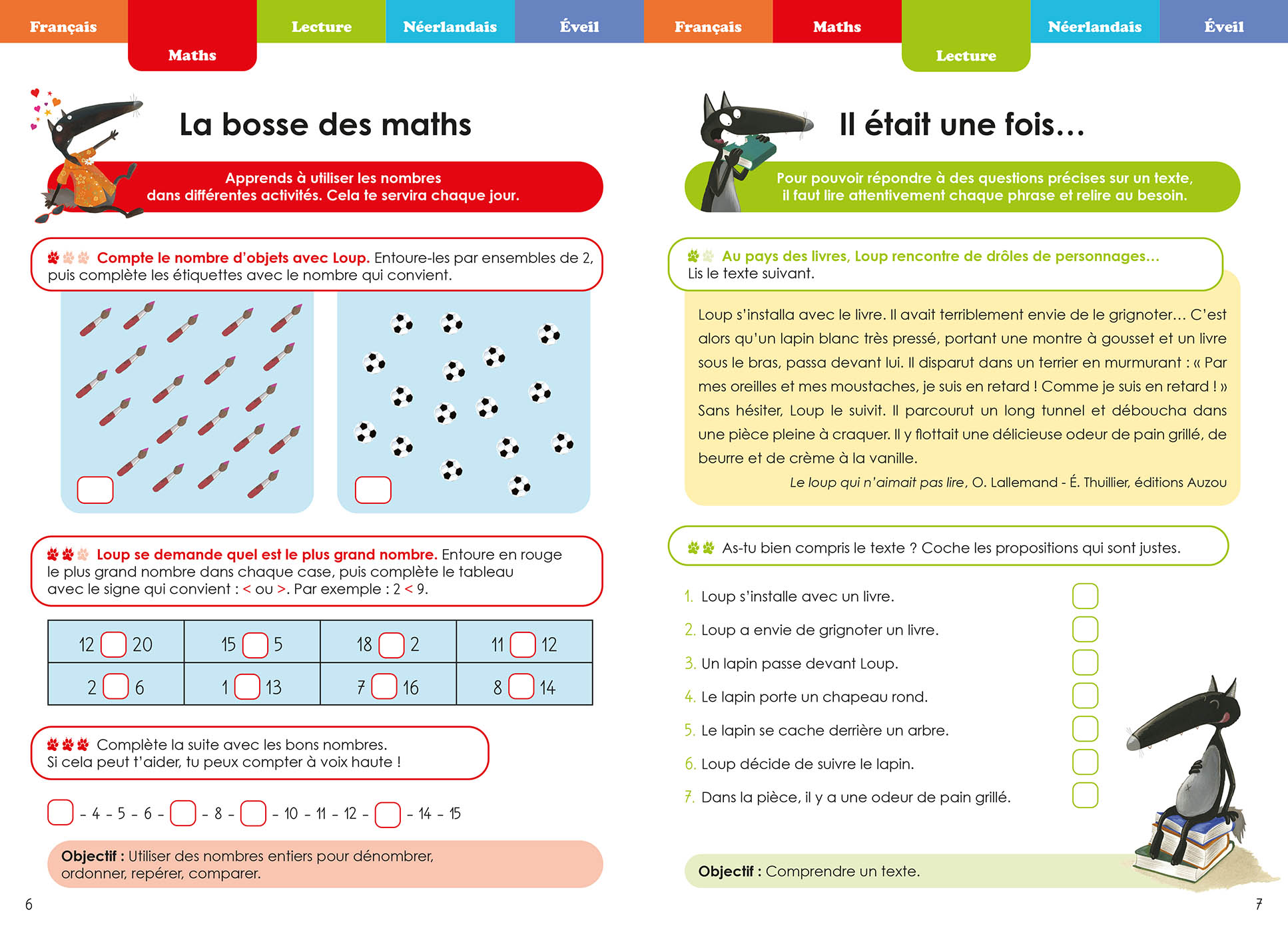 Je Rentre En Deuxième Primaire Avec Loup Je Rentre En Deuxième Primaire Avec Loup