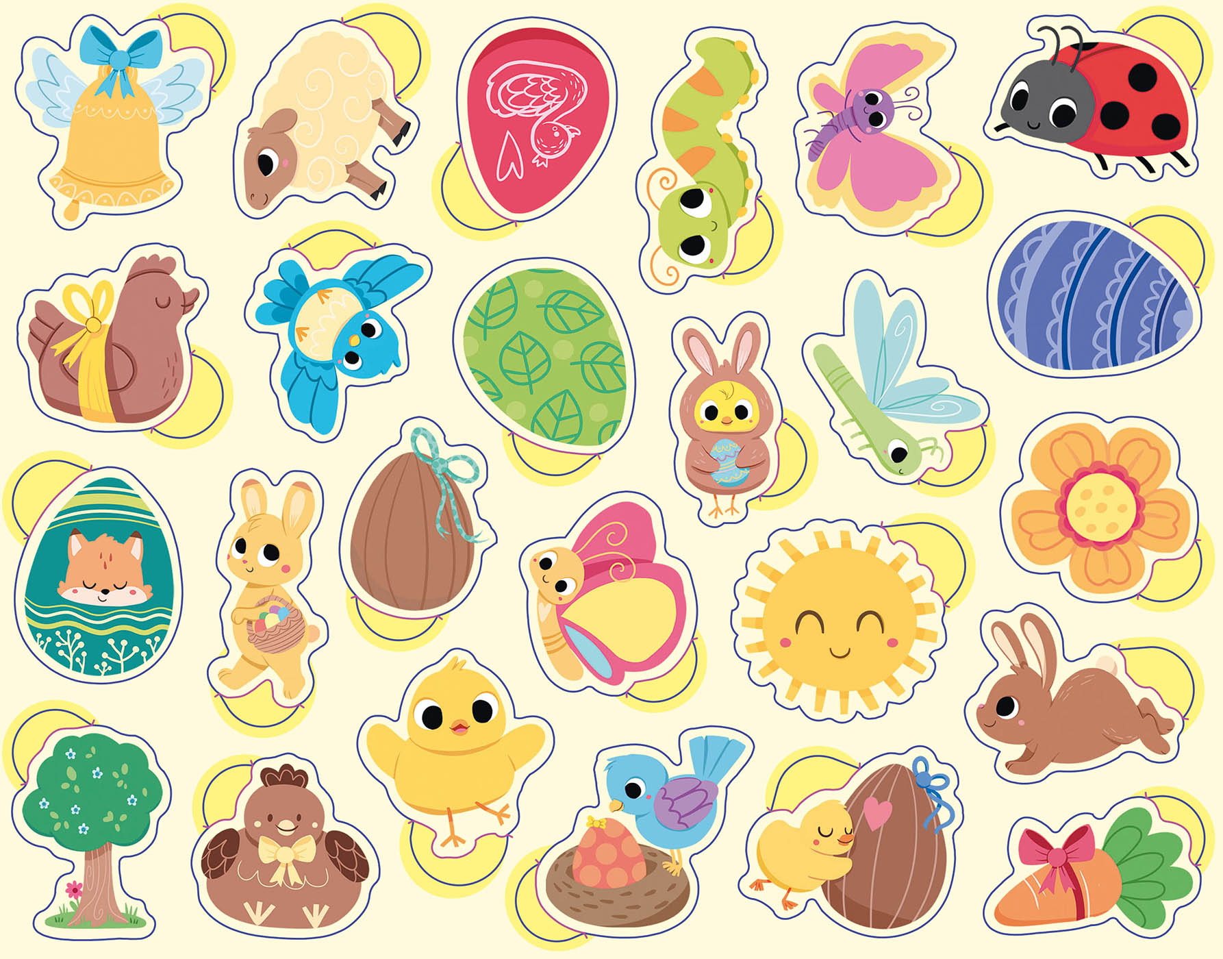 Boîte Métal - 300 Gommettes Pâques Boîte Métal - 300 Gommettes Pâques