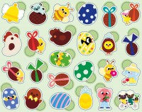 Boîte Métal - 300 Gommettes Pâques Boîte Métal - 300 Gommettes Pâques