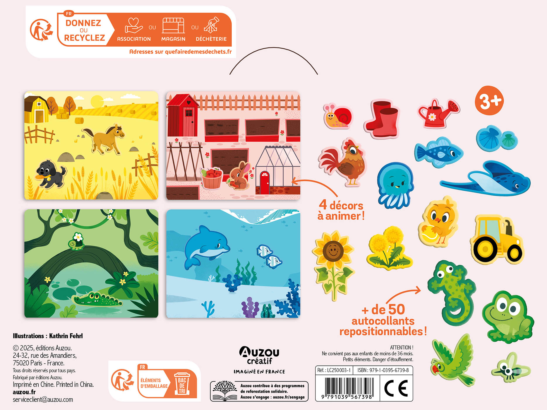 Ma Pochette D'artiste - Mes Premiers Autocollants En Relief - Les Couleurs