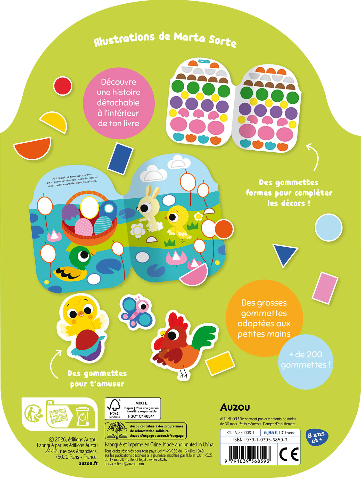 Gommettes Formes - L'aventure De Petit Poussin