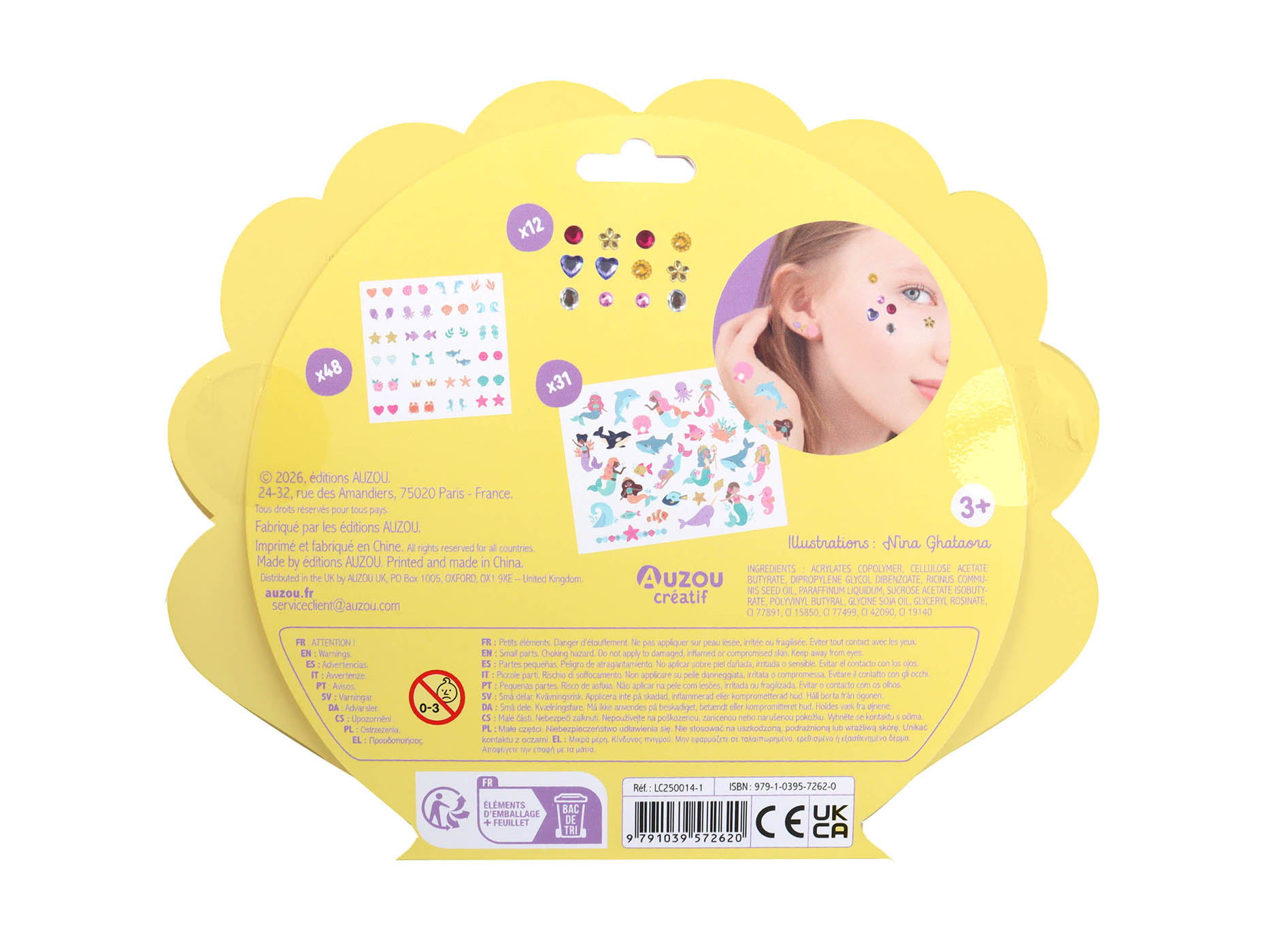 Mes P'tits Tattoos - Total Look Sirène