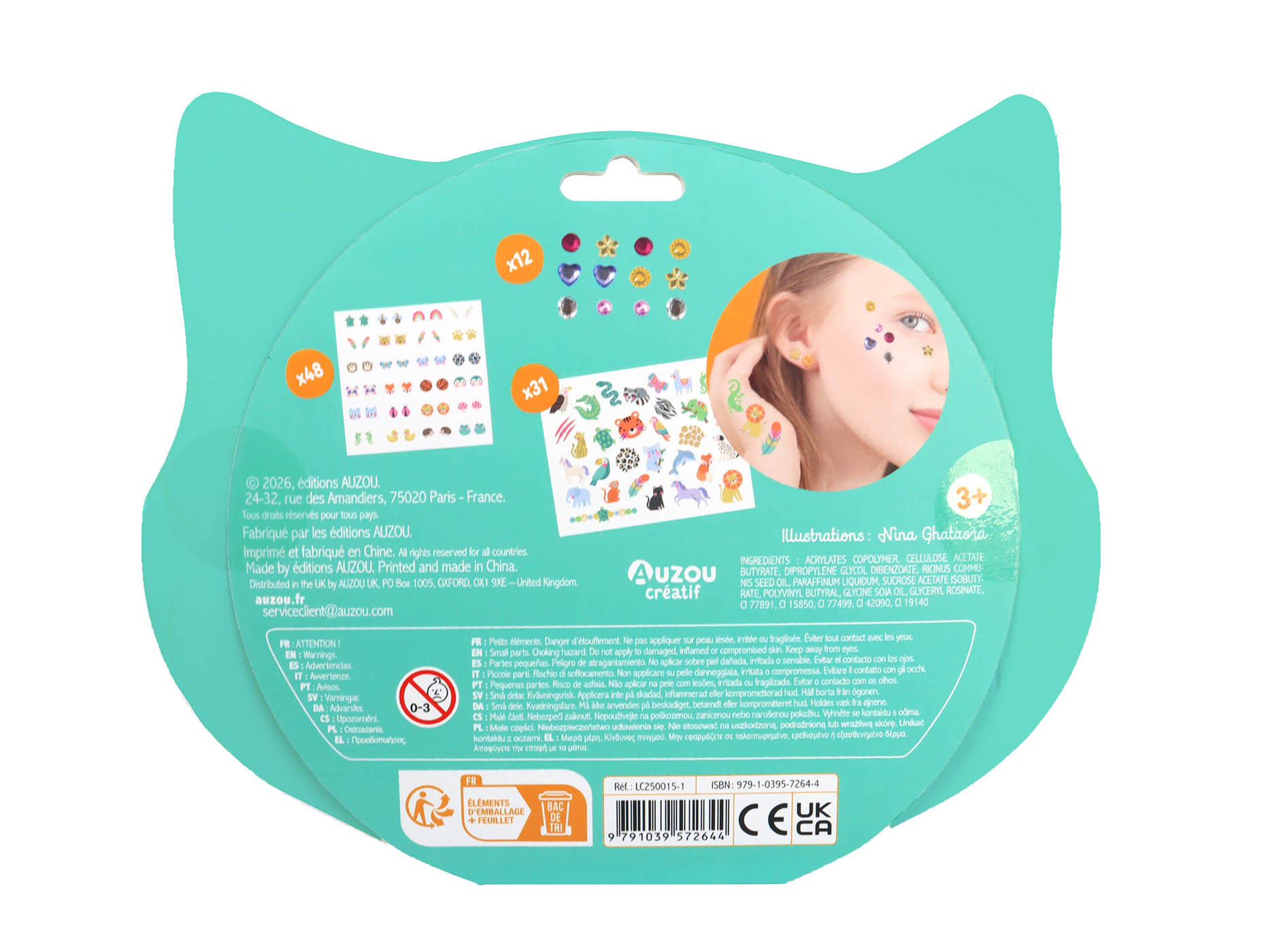 Mes P'tits Tattoos - Total Look Animaux