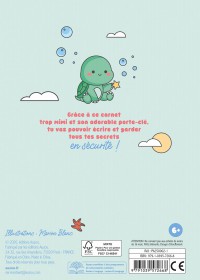 Mon Carnet Secret - Porte-Clé Tortue