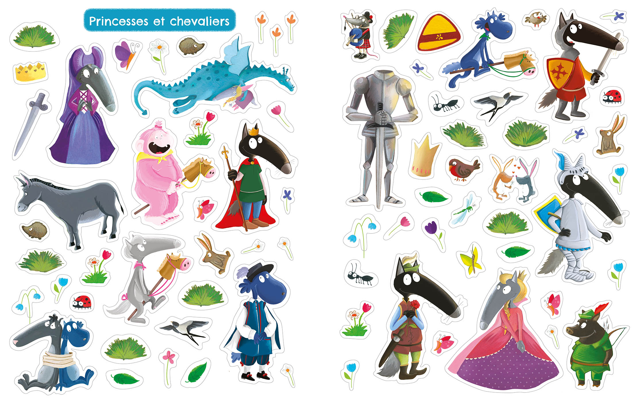 Mes Tout Premiers Autocollants - Mes 500 Autocollants Fantastiques Loup