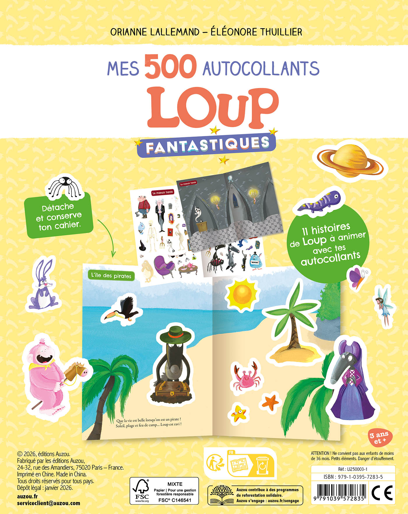 Mes Tout Premiers Autocollants - Mes 500 Autocollants Fantastiques Loup