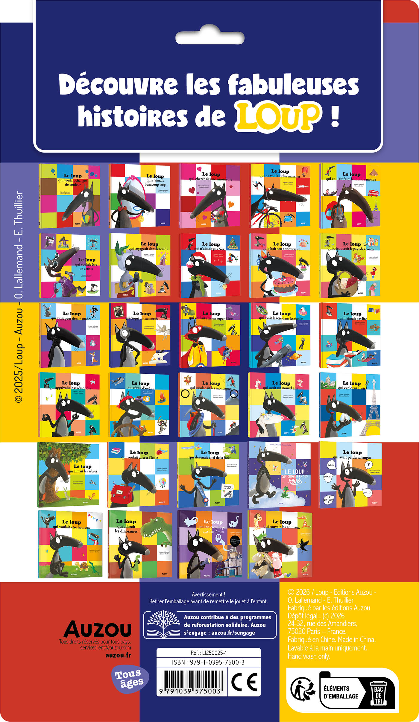 Ma Peluche De Loup Magicien