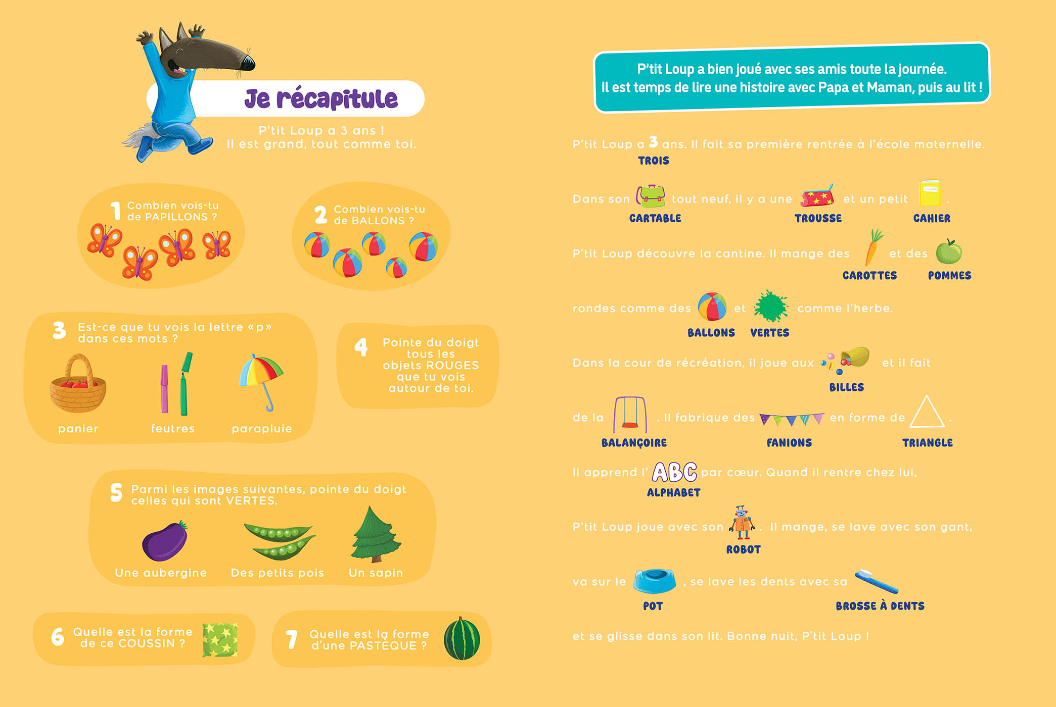 P'tit Loup - Le Livre De Mes 3 Ans P'tit Loup - Le Livre De Mes 3 Ans