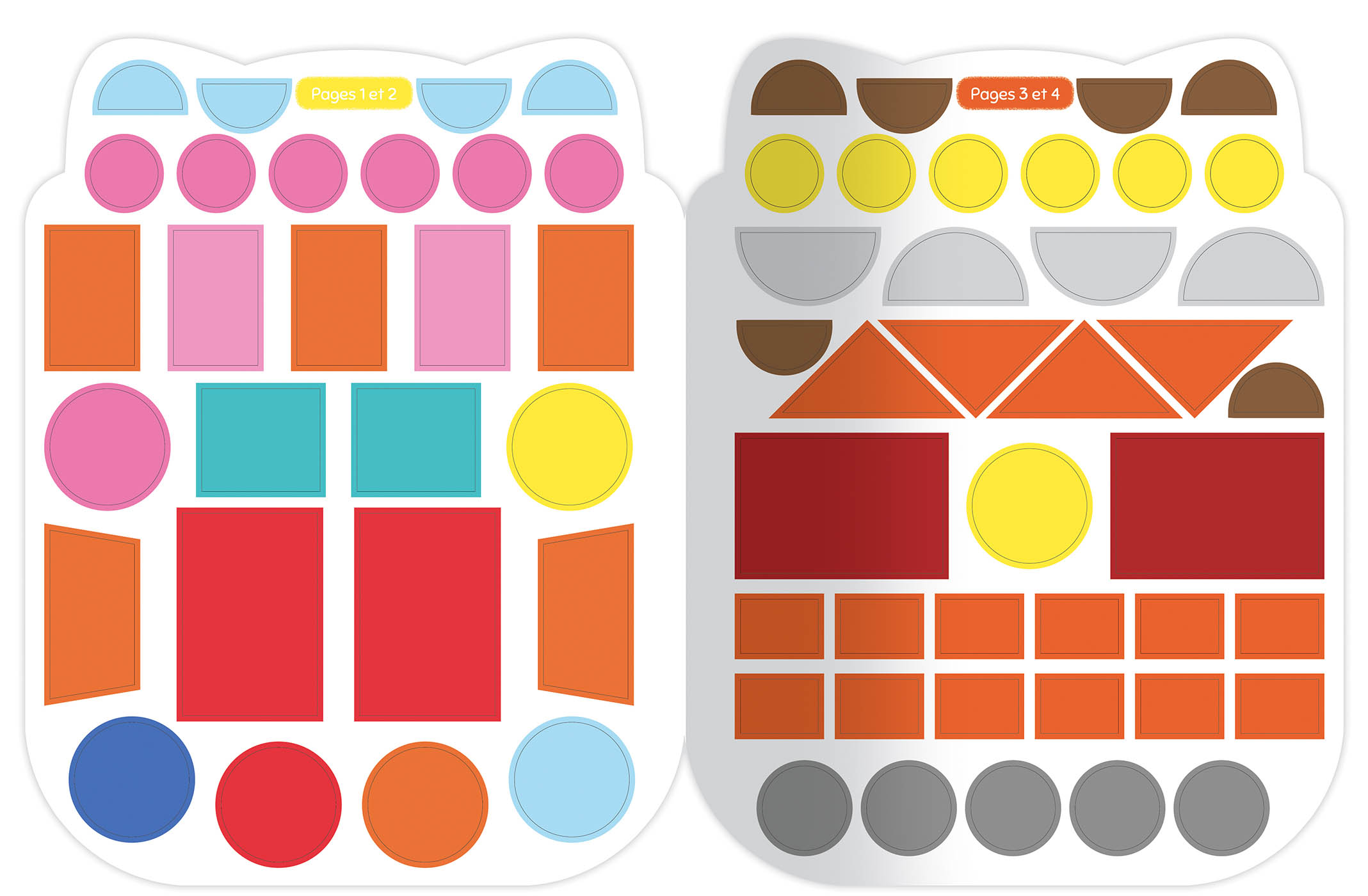 Gommettes Formes - L'aventure De Petit Chat Gommettes Formes - L'aventure De Petit Chat